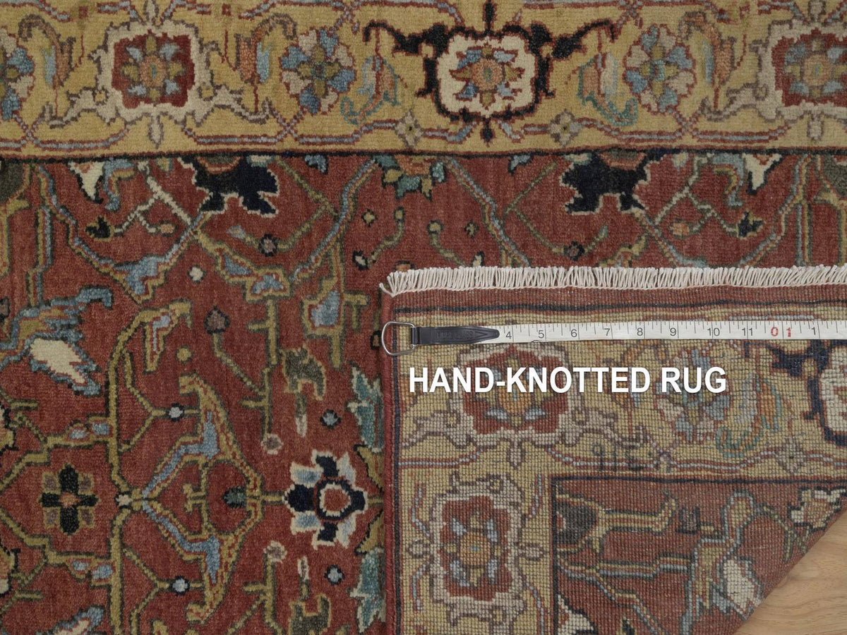 Heriz Heriz hand-knotted wool runner in Red, 2'5" x 7'11", SKU O092769 (view 8)