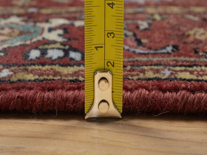 Heriz Heriz hand-knotted wool runner in Red, 2'7" x 6'3", SKU O092771 (view 7)