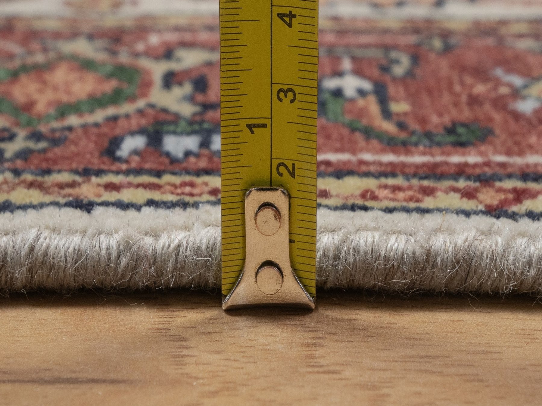 Heriz Heriz hand-knotted wool runner in Ivory, 2'6" x 6'2", SKU O092772 (view 7)