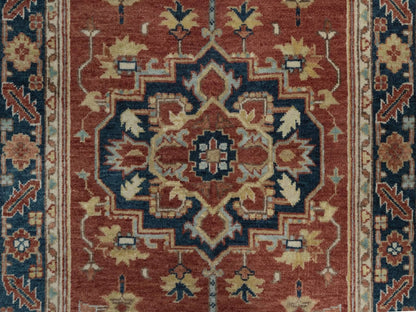 Heriz Heriz hand-knotted wool runner in Red, 2'7" x 14', SKU O092774 (view 5)