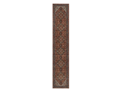 Heriz Heriz hand-knotted wool runner in Red, 2'8" x 13'10", SKU O092775