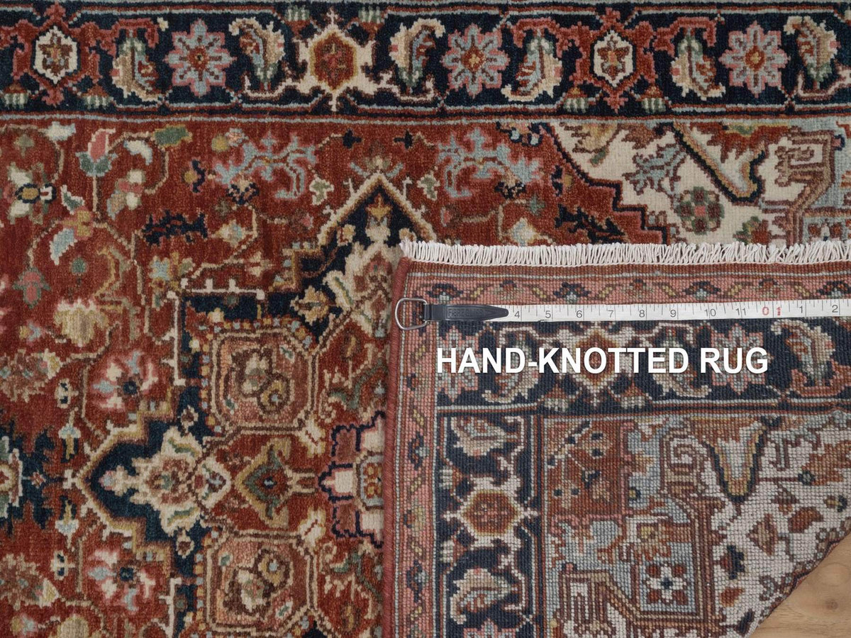 Heriz Heriz hand-knotted wool runner in Red, 2'8" x 13'10", SKU O092775 (view 8)