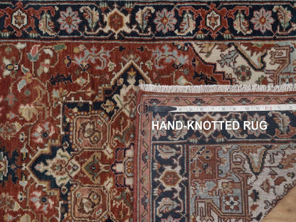 Heriz Heriz hand-knotted wool runner in Red, 2'8" x 13'10", SKU O092775 (view 8)