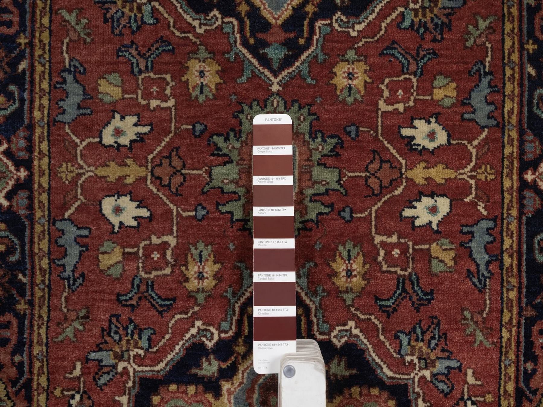 Heriz Heriz hand-knotted wool runner in Red, 2'6" x 10'2", SKU O092776 (view 4)
