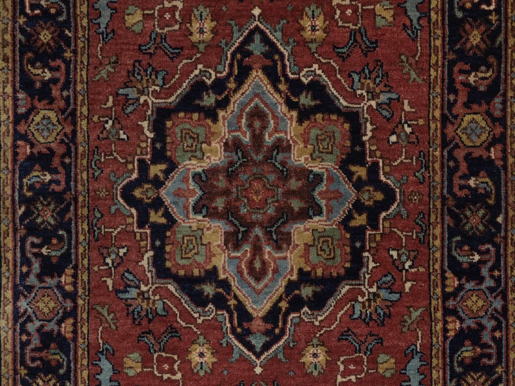 Heriz Heriz hand-knotted wool runner in Red, 2'6" x 10'2", SKU O092776 (view 5)