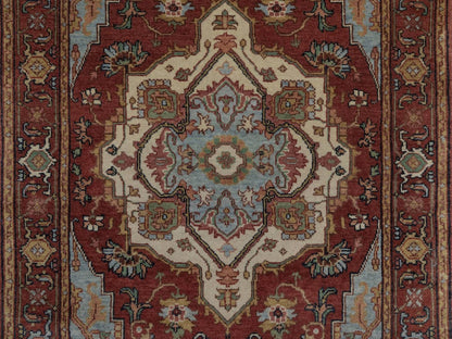 Heriz Heriz hand-knotted wool rug in Red, 3'1" x 5'1", SKU O092777 (view 5)