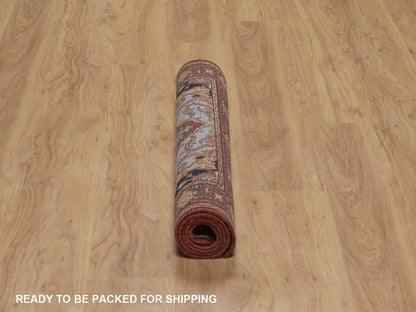 Heriz Heriz hand-knotted wool rug in Red, 3'1" x 5'1", SKU O092777 (view 6)