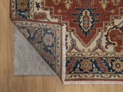 Heriz Heriz hand-knotted wool rug in Red, 3'1" x 5'2", SKU O092778 (view 3)