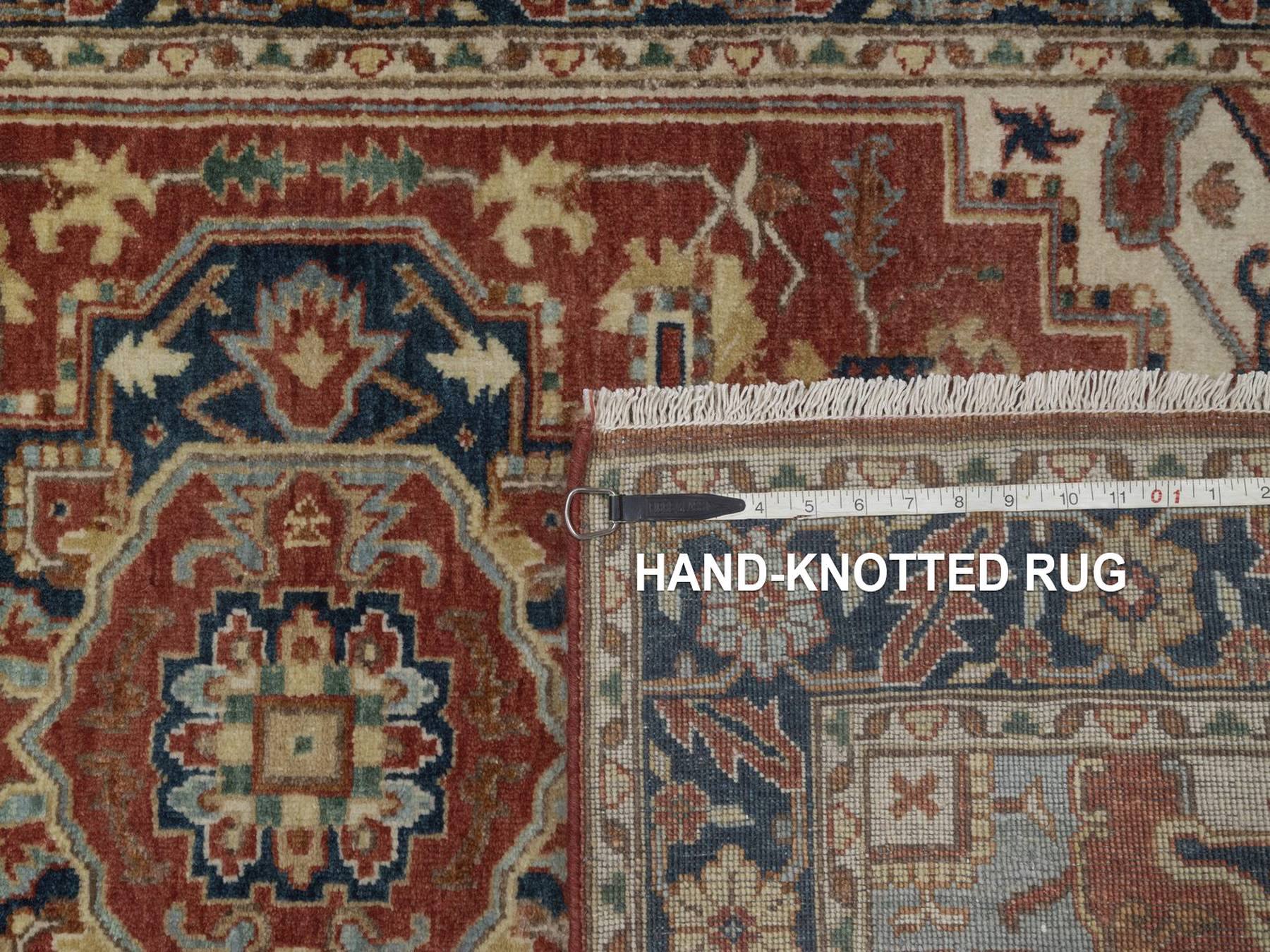 Heriz Heriz hand-knotted wool rug in Red, 3'1" x 5'2", SKU O092778 (view 8)