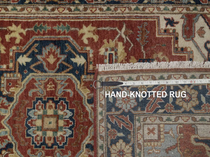 Heriz Heriz hand-knotted wool rug in Red, 3'1" x 5'2", SKU O092778 (view 8)
