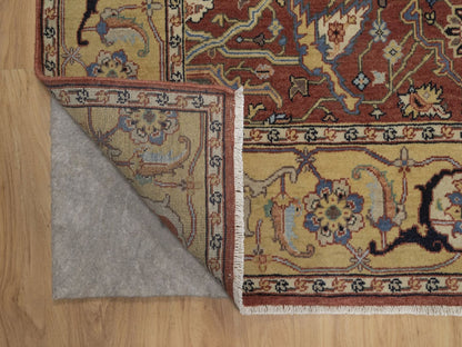 Heriz Heriz hand-knotted wool rug in Red, 5' x 7', SKU O092779 (view 3)