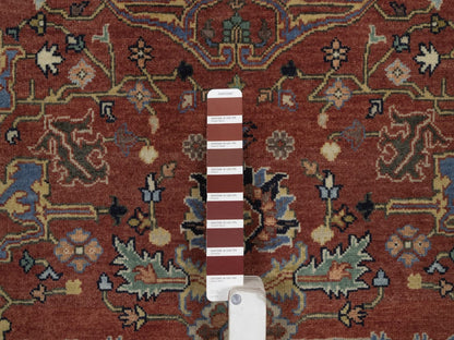 Heriz Heriz hand-knotted wool rug in Red, 5' x 7', SKU O092779 (view 4)
