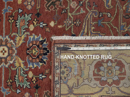 Heriz Heriz hand-knotted wool rug in Red, 5' x 7', SKU O092779 (view 8)
