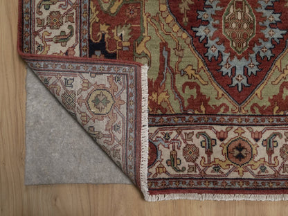 Heriz Heriz hand-knotted wool runner in Red, 4' x 10'3", SKU O092780 (view 3)