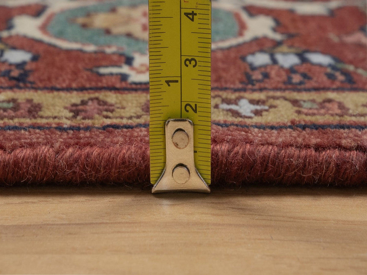 Heriz Heriz hand-knotted wool rug in Red, 5'1" x 7'2", SKU O092782 (view 7)
