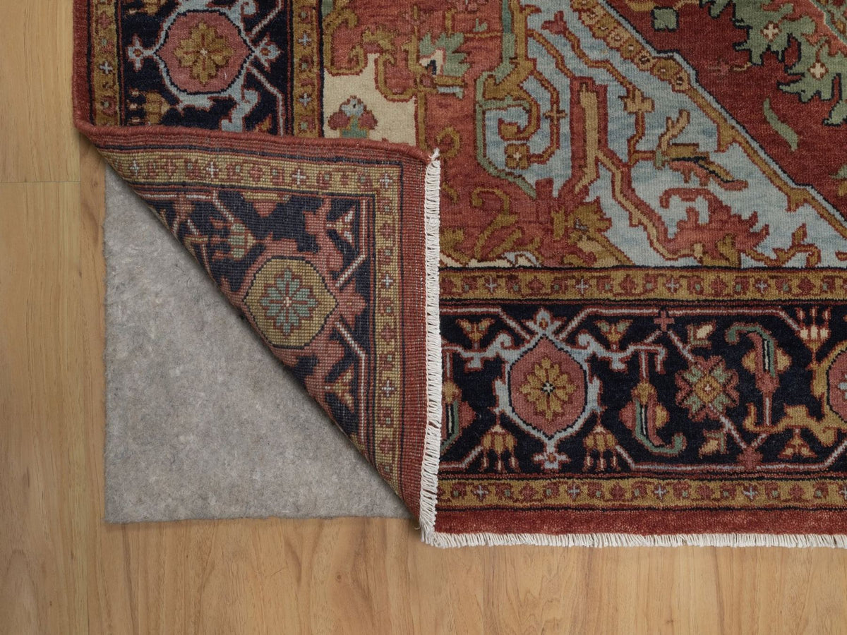 Heriz Heriz hand-knotted wool rug in Red, 4'11" x 7'4", SKU O092784 (view 3)