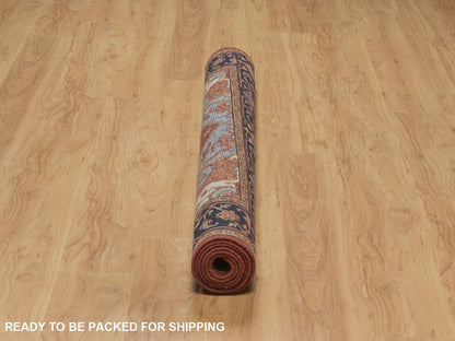Heriz Heriz hand-knotted wool rug in Red, 4'11" x 7'4", SKU O092784 (view 6)