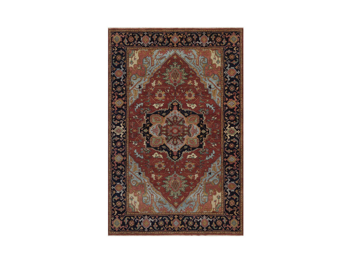 Heriz Heriz hand-knotted wool rug in Red, 5'11" x 9'2", SKU O092786