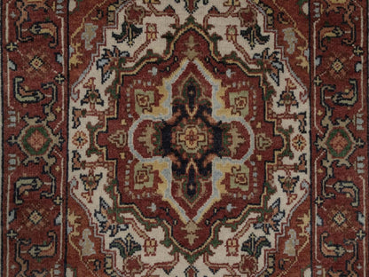 Heriz Heriz hand-knotted wool rug in Ivory, 2'1" x 3', SKU O092789 (view 5)