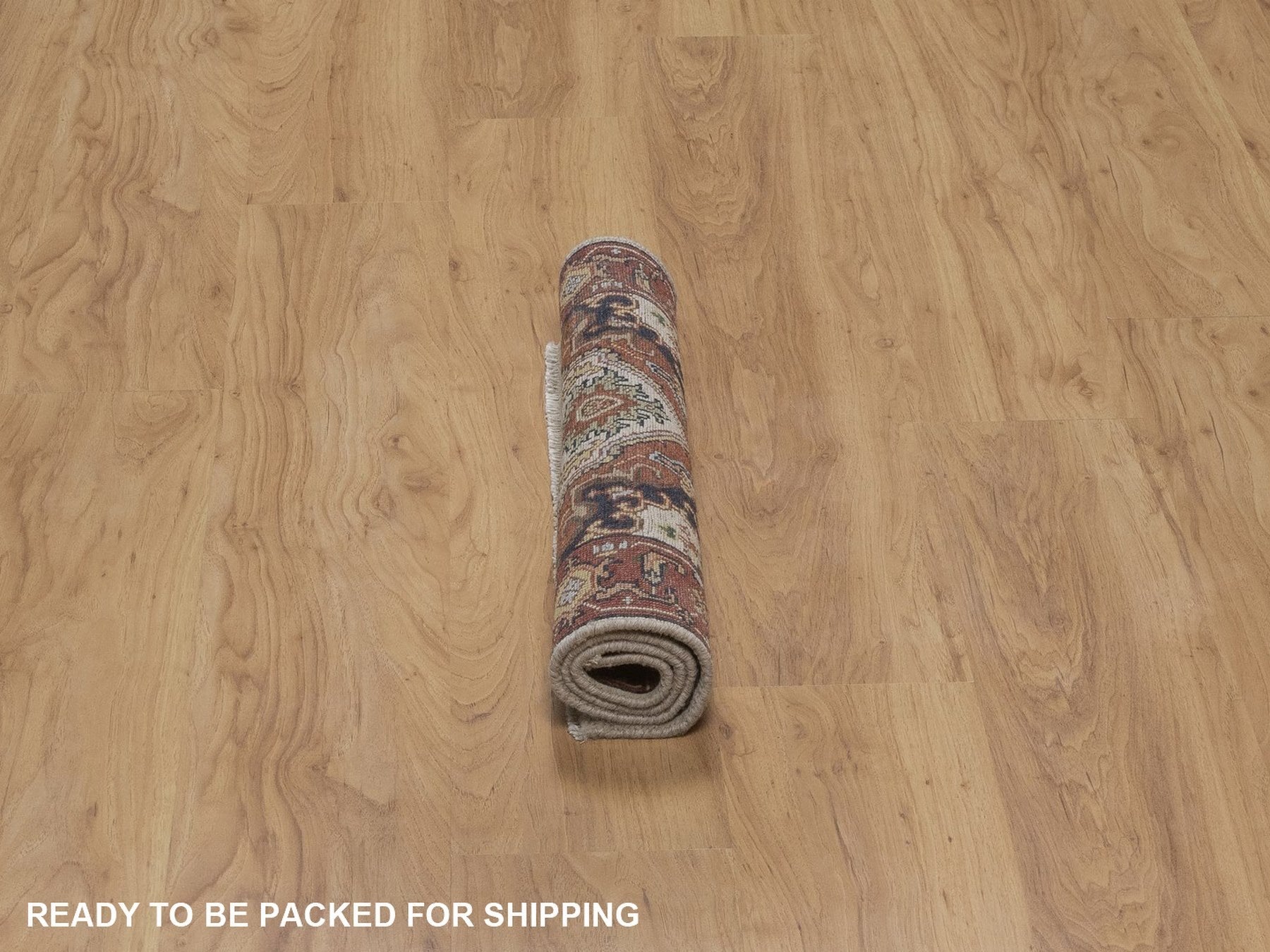 Heriz Heriz hand-knotted wool rug in Ivory, 2'1" x 3', SKU O092789 (view 6)