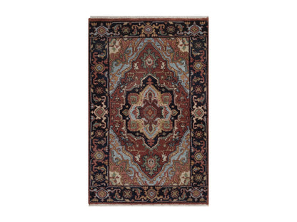 Heriz Heriz hand-knotted wool rug in Red, 2' x 3'1", SKU O092790