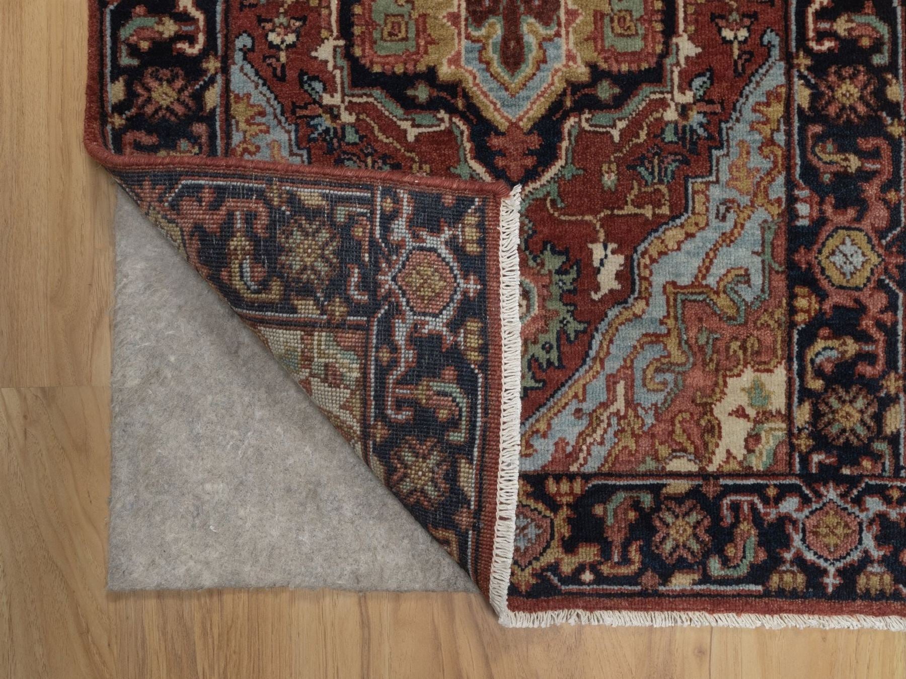 Heriz Heriz hand-knotted wool rug in Red, 2' x 3'1", SKU O092790 (view 3)