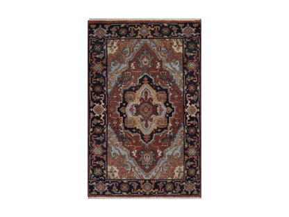 Heriz Heriz hand-knotted wool rug in Red, 2' x 3'1", SKU O092791