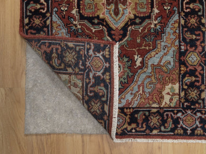 Heriz Heriz hand-knotted wool rug in Red, 2' x 3'1", SKU O092791 (view 3)