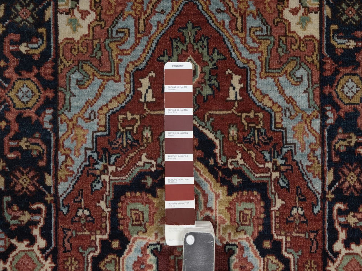 Heriz Heriz hand-knotted wool rug in Red, 2' x 3'1", SKU O092791 (view 4)