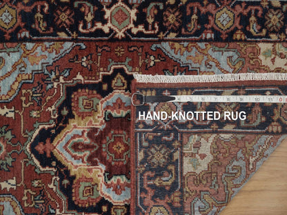 Heriz Heriz hand-knotted wool rug in Red, 2' x 3'1", SKU O092791 (view 8)