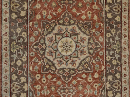 Tabriz hand-knotted wool rug in Red, 2' x 3'2", SKU O092792 (view 5)