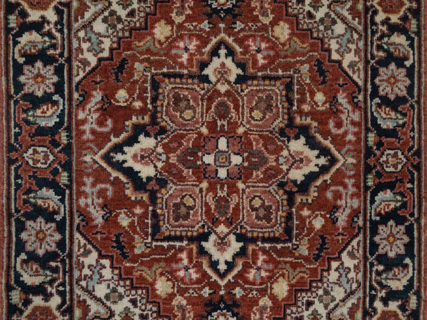 Heriz Heriz hand-knotted wool rug in Red, 2'1" x 3', SKU O092793 (view 5)