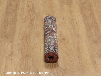 Heriz Heriz hand-knotted wool rug in Red, 2'1" x 3', SKU O092793 (view 6)