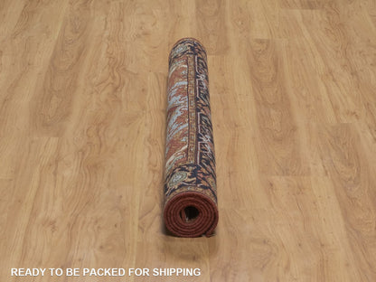 Heriz Heriz hand-knotted wool rug in Red, 4'1" x 6'1", SKU O092796 (view 6)