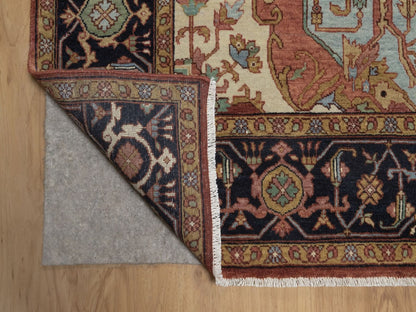 Heriz Heriz hand-knotted wool rug in Red, 7'9" x 10', SKU O092798 (view 4)