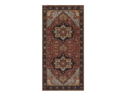 Heriz Heriz hand-knotted wool rug in Red, 7'10" x 16', SKU O092799