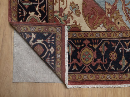 Heriz Heriz hand-knotted wool rug in Red, 7'10" x 16', SKU O092799 (view 4)