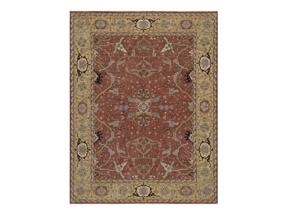 Heriz Heriz hand-knotted wool rug in Red, 7'10" x 10'1", SKU O092801