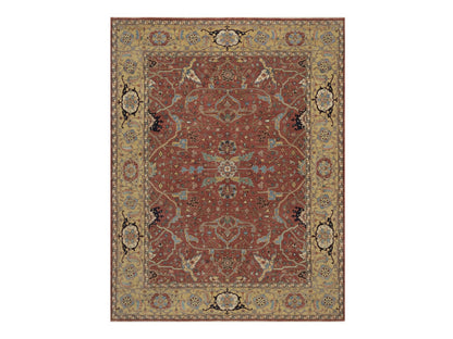 Heriz Heriz hand-knotted wool rug in Red, 7'10" x 10'1", SKU O092801