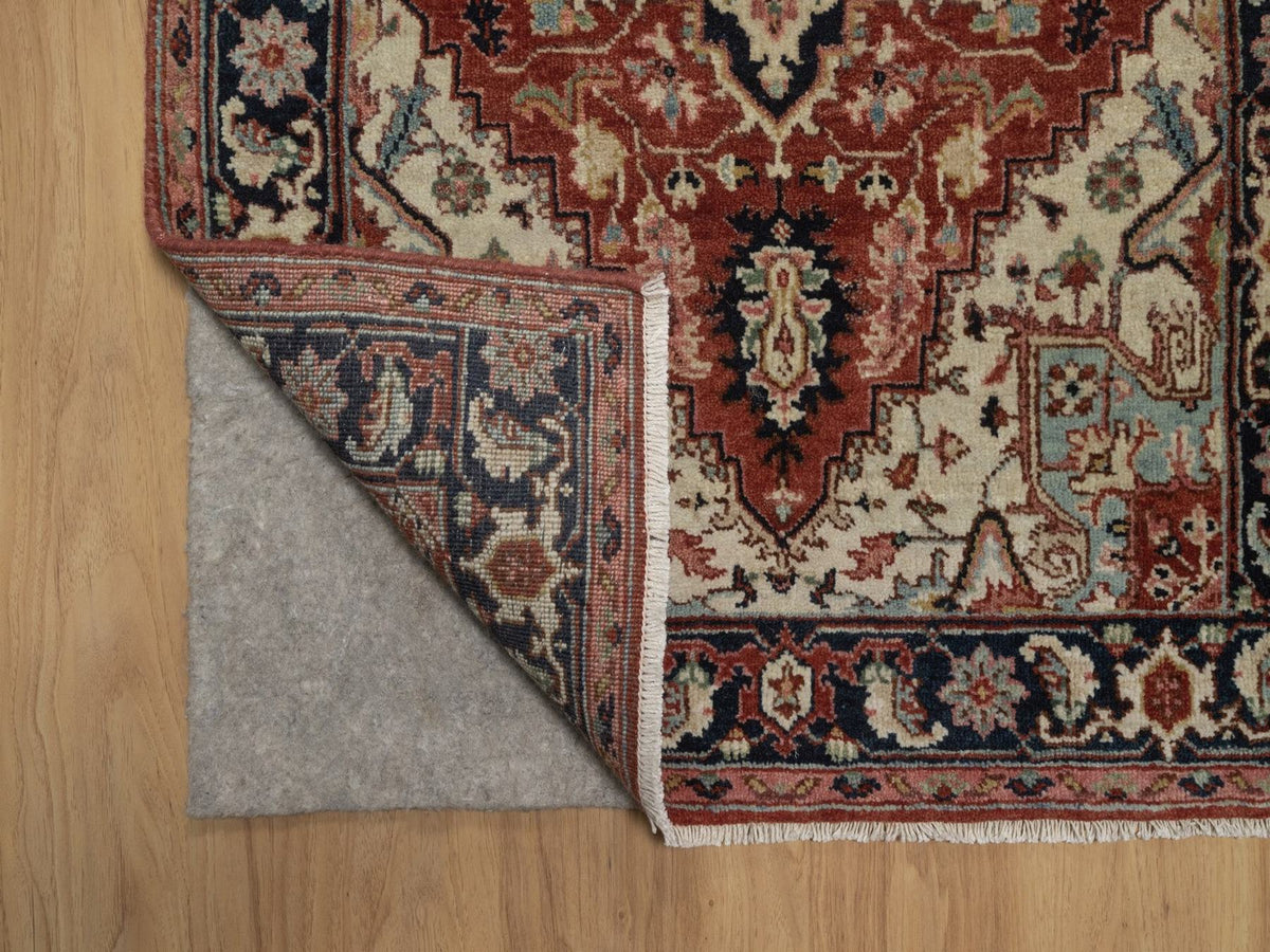 Heriz Heriz hand-knotted wool runner in Red, 2'7" x 6'3", SKU O092807 (view 3)