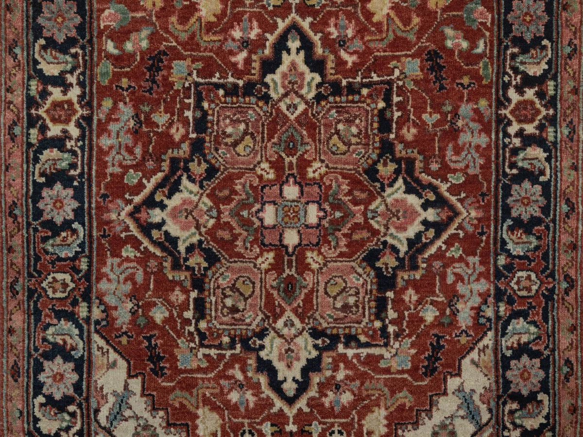 Heriz Heriz hand-knotted wool runner in Red, 2'7" x 6'3", SKU O092807 (view 5)