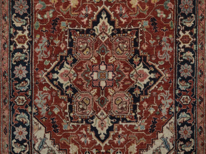 Heriz Heriz hand-knotted wool runner in Red, 2'7" x 6'3", SKU O092807 (view 5)