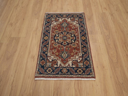 Heriz Heriz hand-knotted wool rug in Red, 2' x 3', SKU O092808 (view 2)