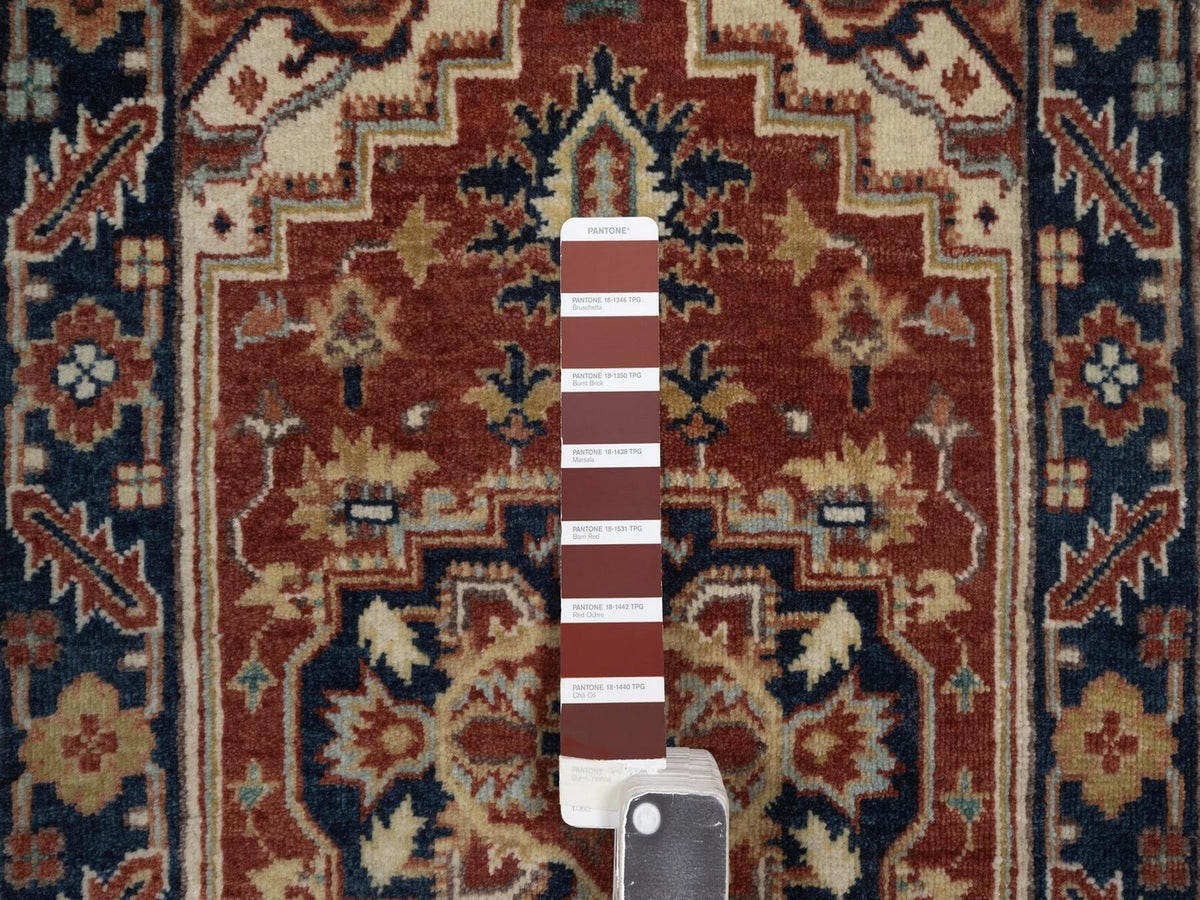 Heriz Heriz hand-knotted wool rug in Red, 2' x 3', SKU O092808 (view 4)