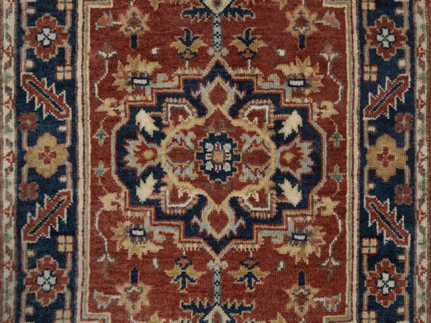 Heriz Heriz hand-knotted wool rug in Red, 2' x 3', SKU O092808 (view 5)