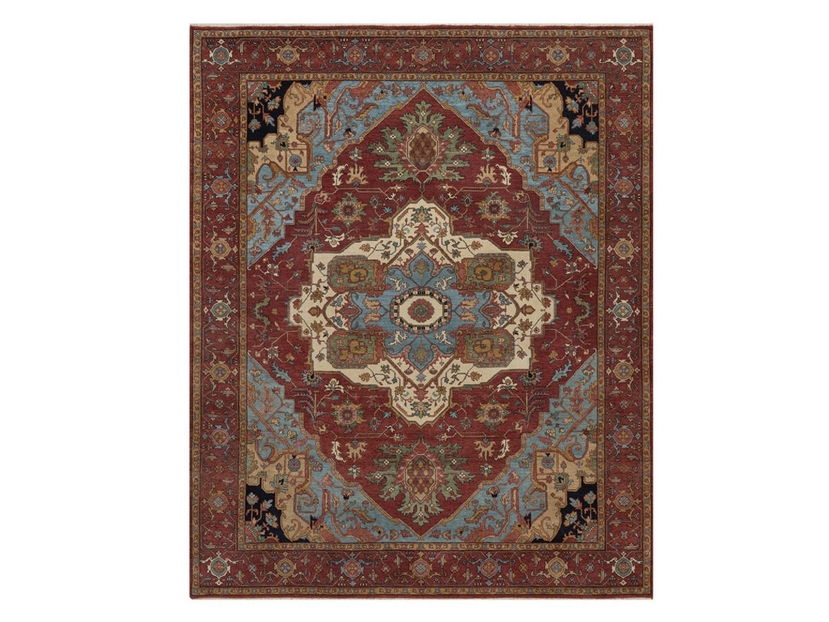 Heriz Heriz hand-knotted wool rug in Red, 8'2" x 10'1", SKU O092810