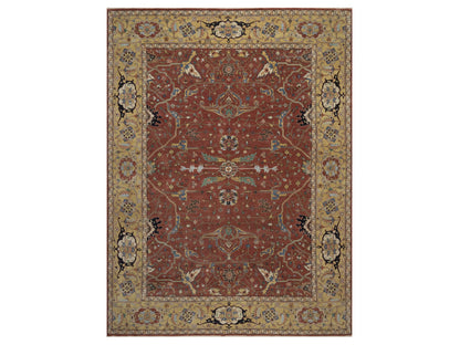 Heriz Heriz hand-knotted wool rug in Red, 9'2" x 12'1", SKU O092811
