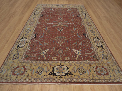 Heriz Heriz hand-knotted wool rug in Red, 9'2" x 12'1", SKU O092811 (view 2)