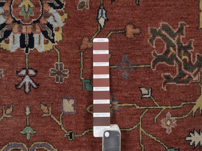 Heriz Heriz hand-knotted wool rug in Red, 9'2" x 12'1", SKU O092811 (view 7)