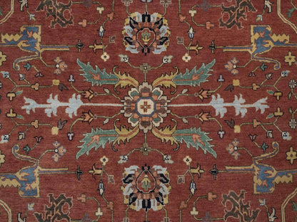 Heriz Heriz hand-knotted wool rug in Red, 9'2" x 12'1", SKU O092811 (view 8)